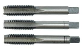 Метчик    7/8" W 55° резьба  Уитворта, дюймовый, ручной, комплект из 3-х шт. (9 ниток/дюйм)