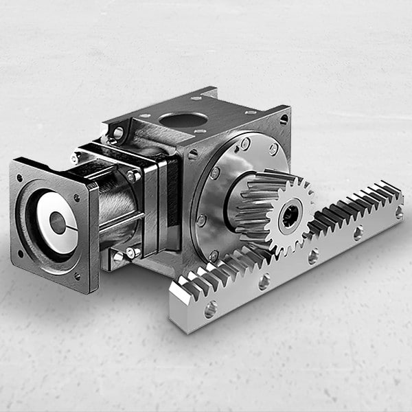 RJ 1318  5.5 кВт вод  Косозубая рейка   Передача по осям X и Y станка осуществляется косозубой зубчатой рейкой 