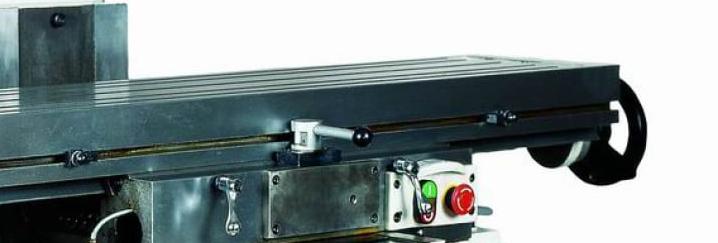 Proma FVV-125PD 
  Точное позиционирование заготовки  
 Крестообразный стол с направляющими типа 