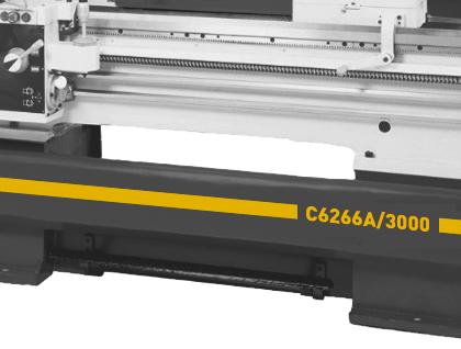 C6266A/2000 
  Надежная станина  
 Массивная конструкция из серого чугуна гарантирует работу без вибраций  
